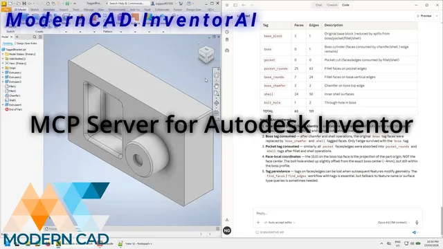 AI Controlling Autodesk Inventor – How MCP Makes It Possible